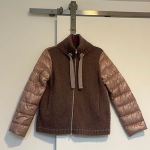 Herno knitt down jacket